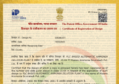 MAEPL - Patent Certificate